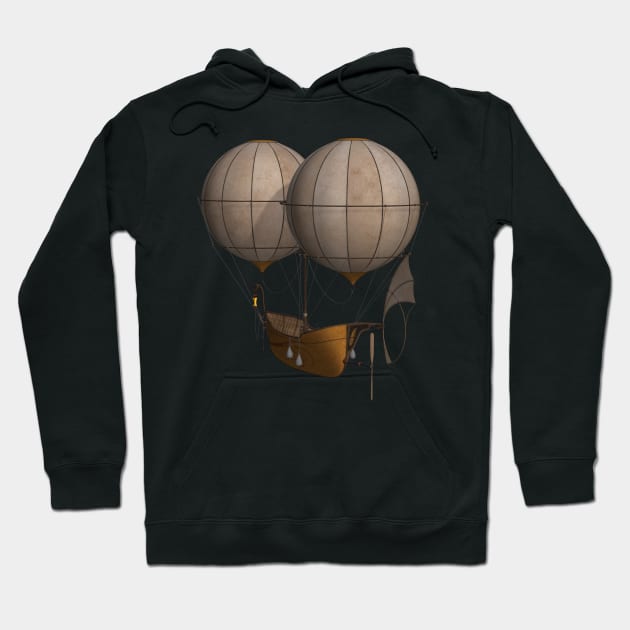 Hot air balloon Hoodie by Wanderer Bat